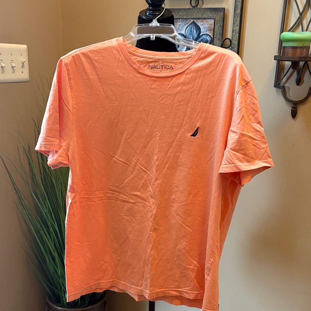 Nautica Men's Coral Short Sleeve Tee